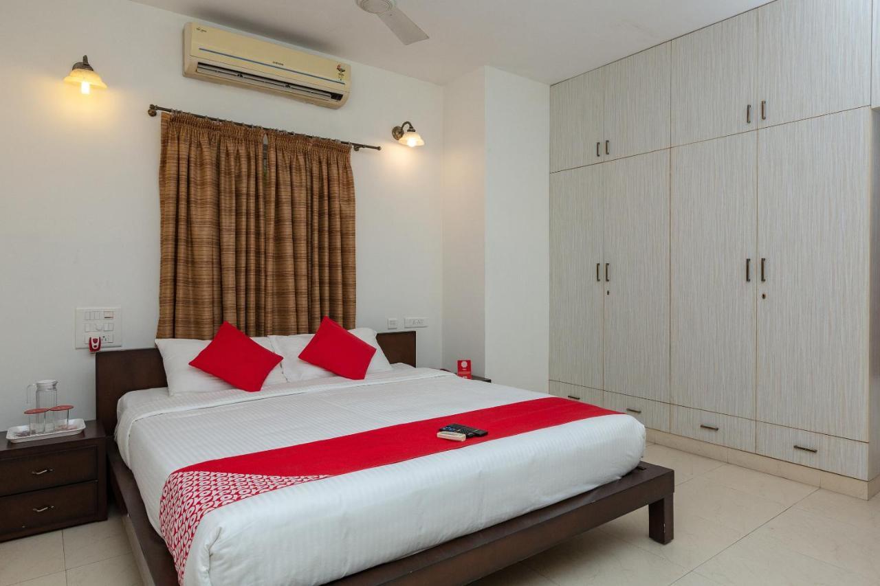 Oyo 23202 Cute Orange Service Apartments Chennai Luaran gambar